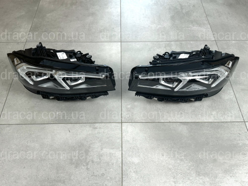 Фари Adaptive LED LCI рестайлінг для BMW 3 series G20 G21 2022+ 2шт. комплектні з блоками артикул 8628