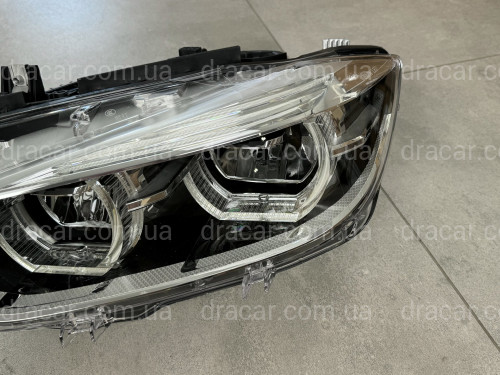 Фари FULL LED LCI BMW 3 series F30 F31 2012-2015 2шт. комплектні з блоками, КСЕНОН В ЛЕД артикул 8632