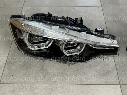 Фари  FULL LED BLACK LCI для BMW 3 series F30 F31 2015-2018 2шт. комплектні з блоками, ЛЕД В ЛЕД артикул 8631