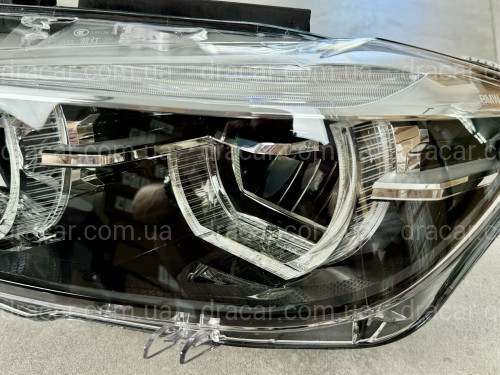 Фари  FULL LED BLACK LCI для BMW 3 series F30 F31 2015-2018 2шт. комплектні з блоками, ЛЕД В ЛЕД артикул 8631