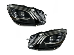 Фари Full LED рестайлінг 2018+ для Mercedes S-Class w222 2013-2017 2шт. комплектні з блоками