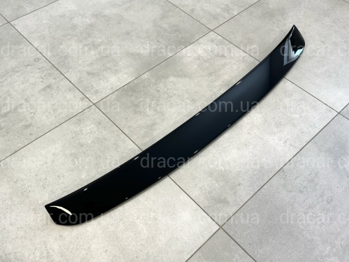 Козирок на скло Hyundai Elantra MD 2010-2015 ABS пластик, колір чорний глянець артикул 8660