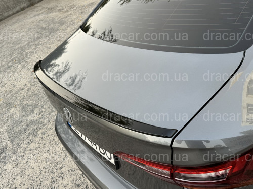 Спойлер ліп Volkswagen Jetta 7 2018+ ABS пластик, колір чорний глянець артикул 8664