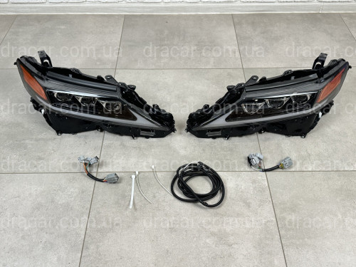 FULL LED фари 3 лінзи для Toyota Camry 70 USA 2017-2024 артикул 8717