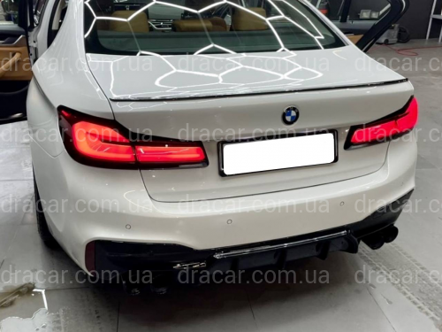 Задні LED ліхтарі LCI 2020+ рестайлінг для 2016-2020 BMW G30 4шт. з логотипом BMW артикул 6841