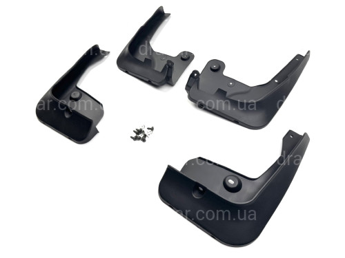 Бризковики BMW X3 F25 / X4 F26 M-Paket 2014-2018, комплект 4 шт. артикул 8769