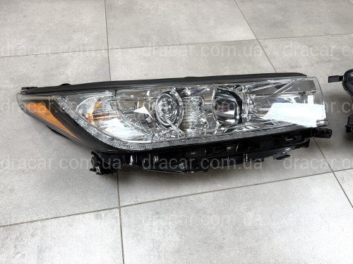 Фари хром Toyota Highlander 2017-2019 (ліва+права) артикул 8771