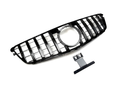 Решітка радіатора GT CHROME Mercedes C-Class W204 2007-2014 артикул 8783