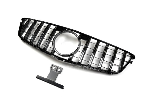 Решітка радіатора GT CHROME Mercedes C-Class W204 2007-2014 артикул 8783