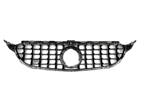 Решітка радіатора GT CHROME Mercedes C-Class W205 2019-2021 ПІД КАМЕРУ артикул 8781