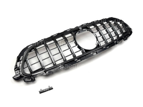 Решітка радіатора GT CHROME Mercedes E-Class W213 2020-2023 ДЛЯ AMG  артикул 8788