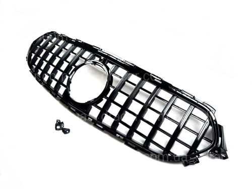 Решітка радіатора GT BLACK Mercedes E-Class W213 2020-2023 ЗВИЧАЙНИЙ НЕ AMG артикул 8791