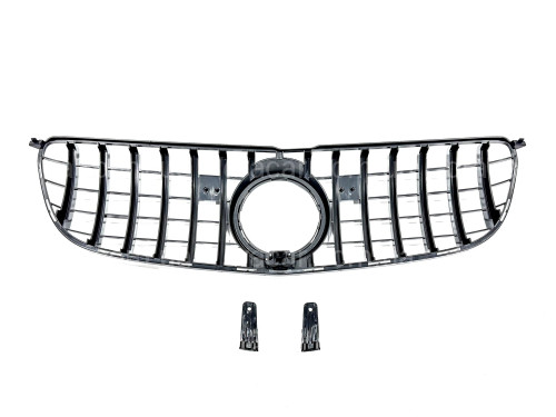 Решітка радіатора GT BLACK Mercedes-Benz GLS class X166 2015-2018 артикул 8804