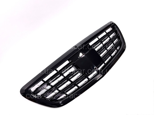 Решітка радіатора без радару BLACK ДЛЯ AMG для Mercedes-Benz S-class W222 2013-2020 артикул 8810
