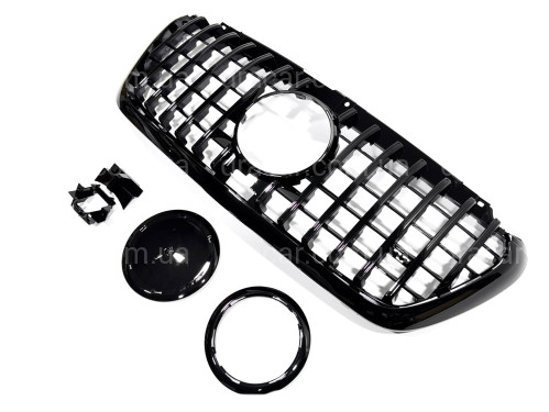Решітка радіатора BLACK для Mercedes-Benz Sprinter W907/W910 артикул 8812