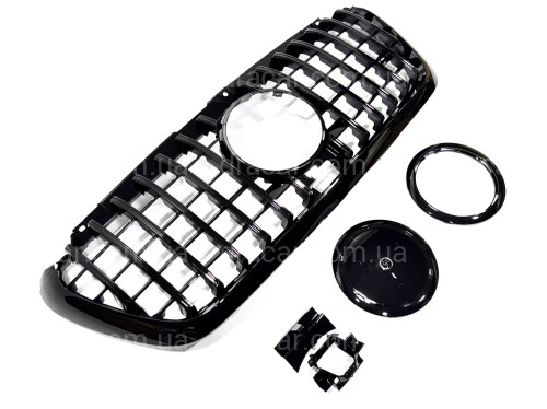Решітка радіатора BLACK для Mercedes-Benz Sprinter W907/W910 артикул 8812