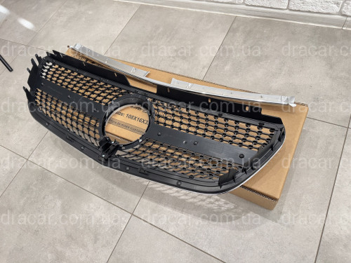 Решітка радіатора DIAMOND SILVER Mercedes Benz Vito W447 2014-2019 артикул 8821
