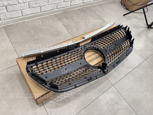 Решітка радіатора DIAMOND SILVER Mercedes Benz Vito W447 2014-2019 артикул 8821
