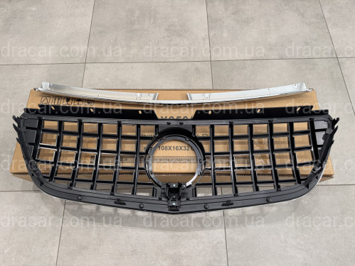 Решітка радіатора GT CHROME Mercedes Benz Vito W447 2020-2023 артикул 8823