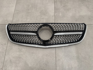 Решітка радіатора DIAMOND BLACK Mercedes Benz V-class W447 2014-2019 ДЛЯ AMG І ЗВИЧАЙНОГО
