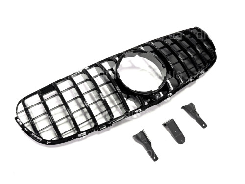 Решетка радиатора GT BLACK Mercedes GLC-Class X253 / C253 2015-2019 артикул 8837