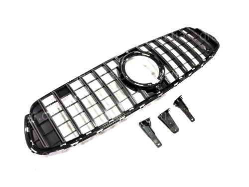 Решітка радіатора GT CHROME ДЛЯ AMG Mercedes GLC-Class X253 / C253 2020-2023 артикул 8838