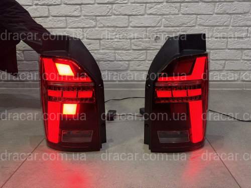 Задні LED ліхтарі стиль Multivan T6.1 2020+ для Volkswagen T6 2015-2019 ляда 2шт. артикул 8164
