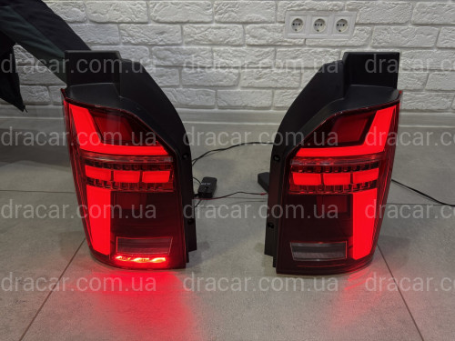 Задні LED ліхтарі стиль Multivan T6.1 2020+ для Volkswagen T6 2015-2019 ляда 2шт. артикул 8164