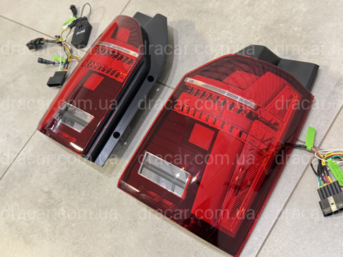 Задні LED ліхтарі стиль Multivan T6.1 2020+ для Volkswagen T6 2015-2019 ляда 2шт. артикул 8164