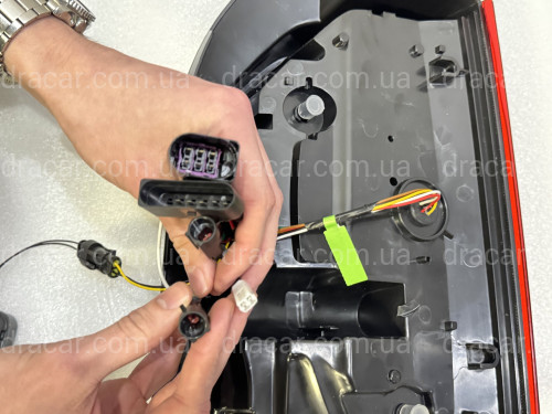 Задні LED ліхтарі стиль Multivan T6.1 2020+ для Volkswagen T6 2015-2019 ляда 2шт. артикул 8164