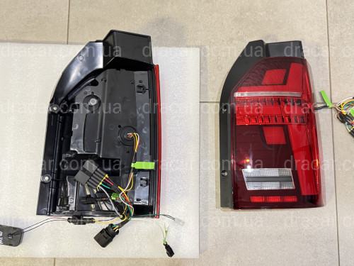 Задні LED ліхтарі стиль Multivan T6.1 2020+ для Volkswagen T6 2015-2019 ляда 2шт. артикул 8164