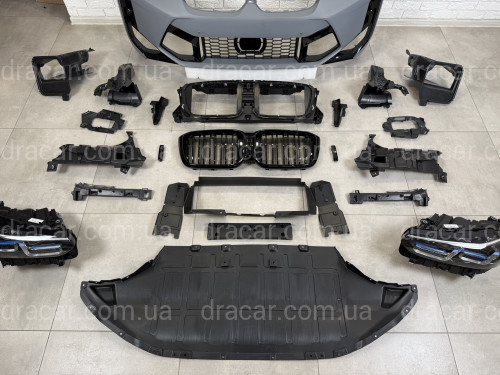 Рестайлінг комплект обвісу X4M F98 2022+ для BMW X4 G02 F98 2018-2021 артикул 8685