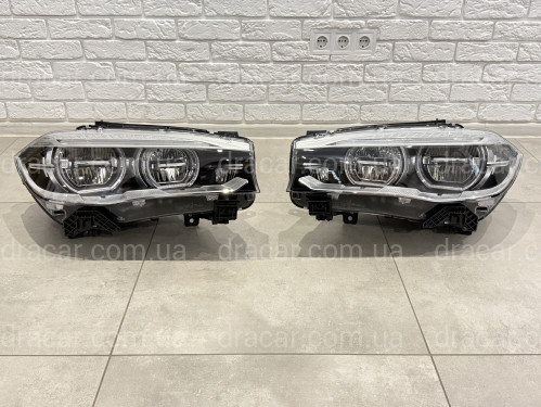 Фари Full LED BMW X5 F15 / X6 F16 2013-2018 комплетні з блоками 2шт., АПГРЕЙД КСЕНОН У LED артикул 8862