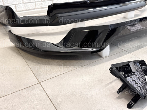 Обвіс ONYX BLACK Toyota Land Cruiser Prado 150 2018-2023 колір чорний 202, спідниця передня, задня, накладки птф артикул 8888
