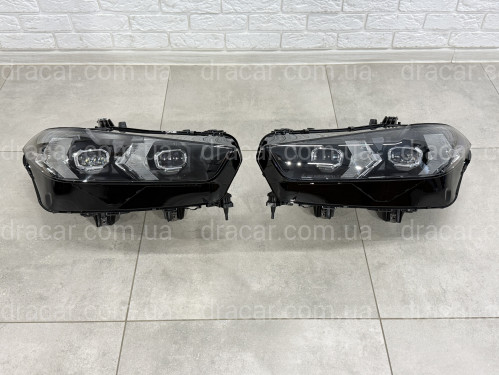 Фари Full LED LCI рестайлінг BMW X5 G05 X6 G06 2023+ 2шт., комплектні з блоками артикул 8877