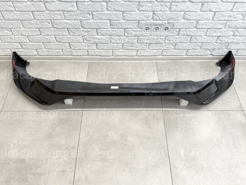 Спідниця обвіс переднього бампера ONYX BLACK Toyota Land Cruiser Prado 150 2018-2023 колір чорний 202 артикул 8889