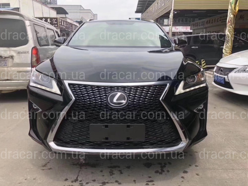 Хром рамка решітки (напівматовий як оригінал) Lexus RX 2015-2019  5312148130 артикул 4859