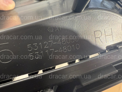 Накладка бампера права F-Sport 5312748030 для Lexus RX 2019-2022 артикул 5059