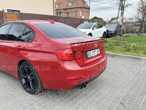 Спойлер ліп багажника BMW F30 2012-2018 АBS пластик, чорний глянець артикул 8424