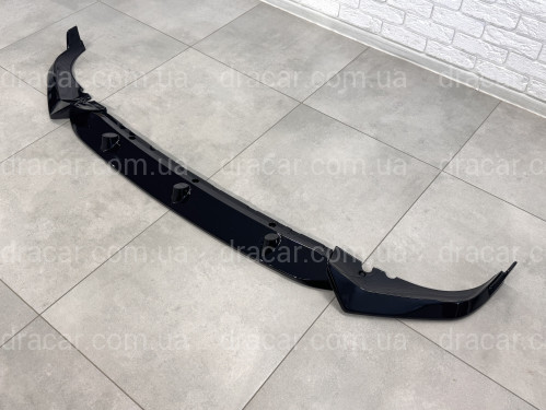 Накладка переднього бампера Paradigma BMW X7 G07 2019-2022, черный глянец артикул 8936