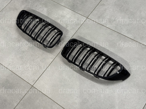 Решетка радиатора ноздры M4 стиль BMW 4 series F32 F33 F36 2013-2020 артикул 8932