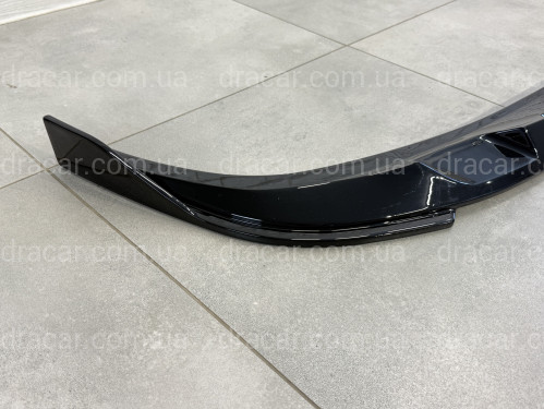 Накладка переднього бампера M-Performance BMW 3 series G20 G21 LCI 2022+ ABS пластик, колір чорний глянець артикул 8948