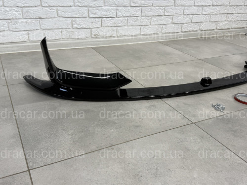 Накладка переднього бампера обвіс M3 BMW 3 series F30 F31 2012-2018 абс пластик, чорний глянець артикул 8964