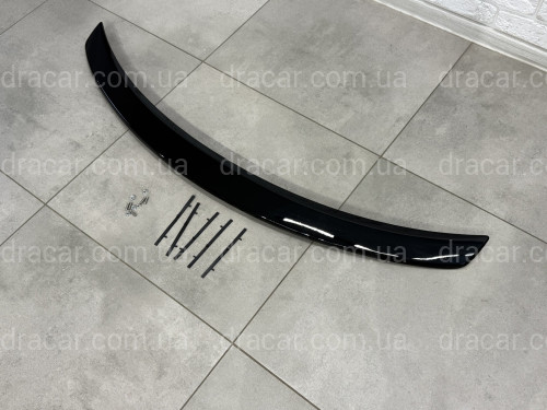 Спойлер ліп на багажник Mazda 6 2008-2012 седан ABS пластик, колір чорний глянець артикул 212