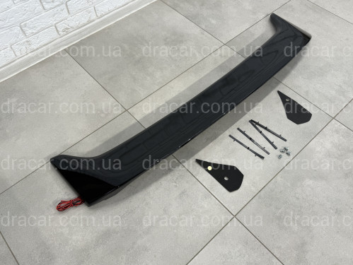 Спойлер багажника Honda Civic зі стоп сигналом 2006-2011 ABS пластик, колір чорний глянець артикул 410
