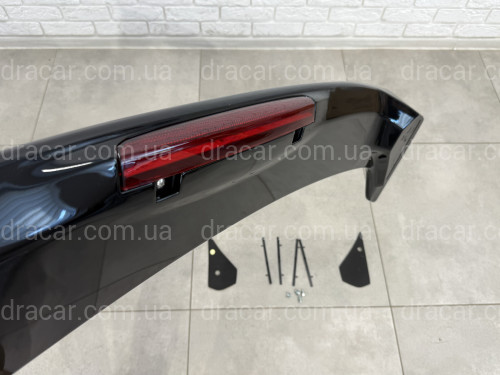 Спойлер багажника Honda Civic зі стоп сигналом 2006-2011 ABS пластик, колір чорний глянець артикул 410