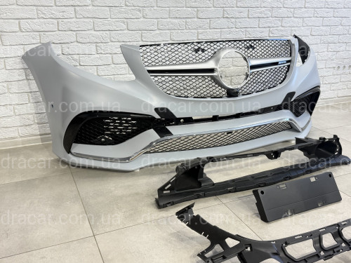 Передній бампер у зборі GLE63 AMG Mercedes-Benz GLE class W166 2015-2018 артикул 435