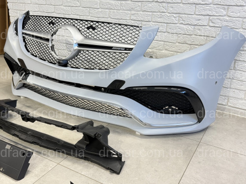 Передній бампер у зборі GLE63 AMG Mercedes-Benz GLE class W166 2015-2018 артикул 435