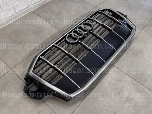 Решітка радіатора Audi Q7 4M 2020-2024 темно-сіра 4M0 853651 AH RN4 артикул 2870
