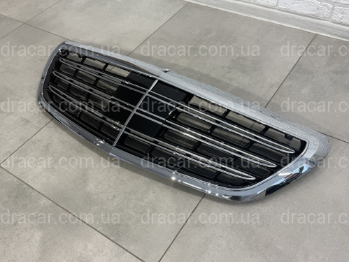 Решітка радіатора AMG під радар для Mercedes-Benz S-class W222 2013-2020 артикул 5048